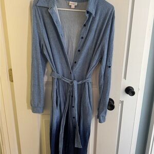 LuLaRoe Light Blue Denim Dress